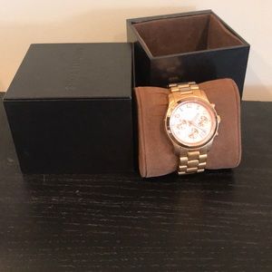 Michel kors rose gold watch
